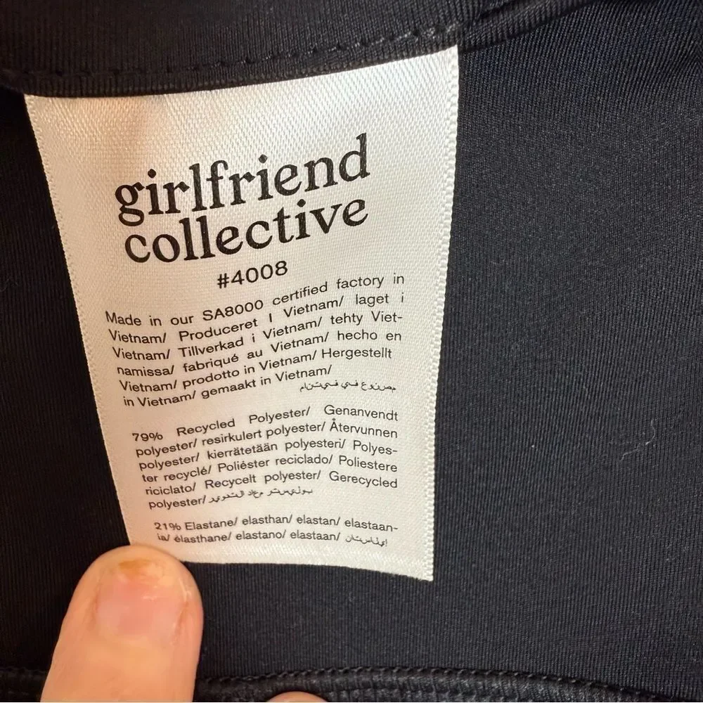 Girlfriend Collective Black Leggings